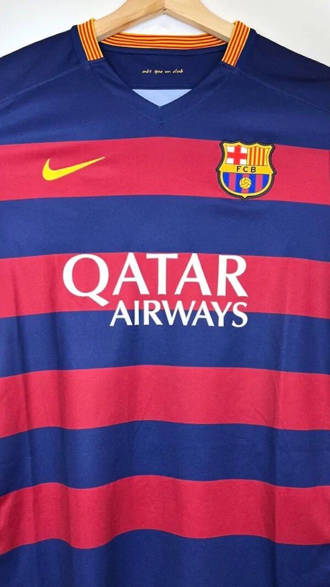 2015/16 Barcelone Domicile - Suárez 9 (M) - Iconic Football Shop