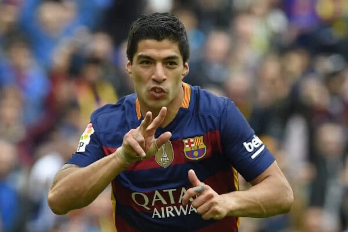 2015/16 Barcelone Domicile - Suárez 9 (S) - Iconic Football Shop