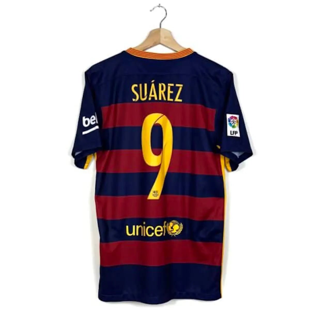 2015/16 Barcelone Domicile - Suárez 9 (S) - Iconic Football Shop