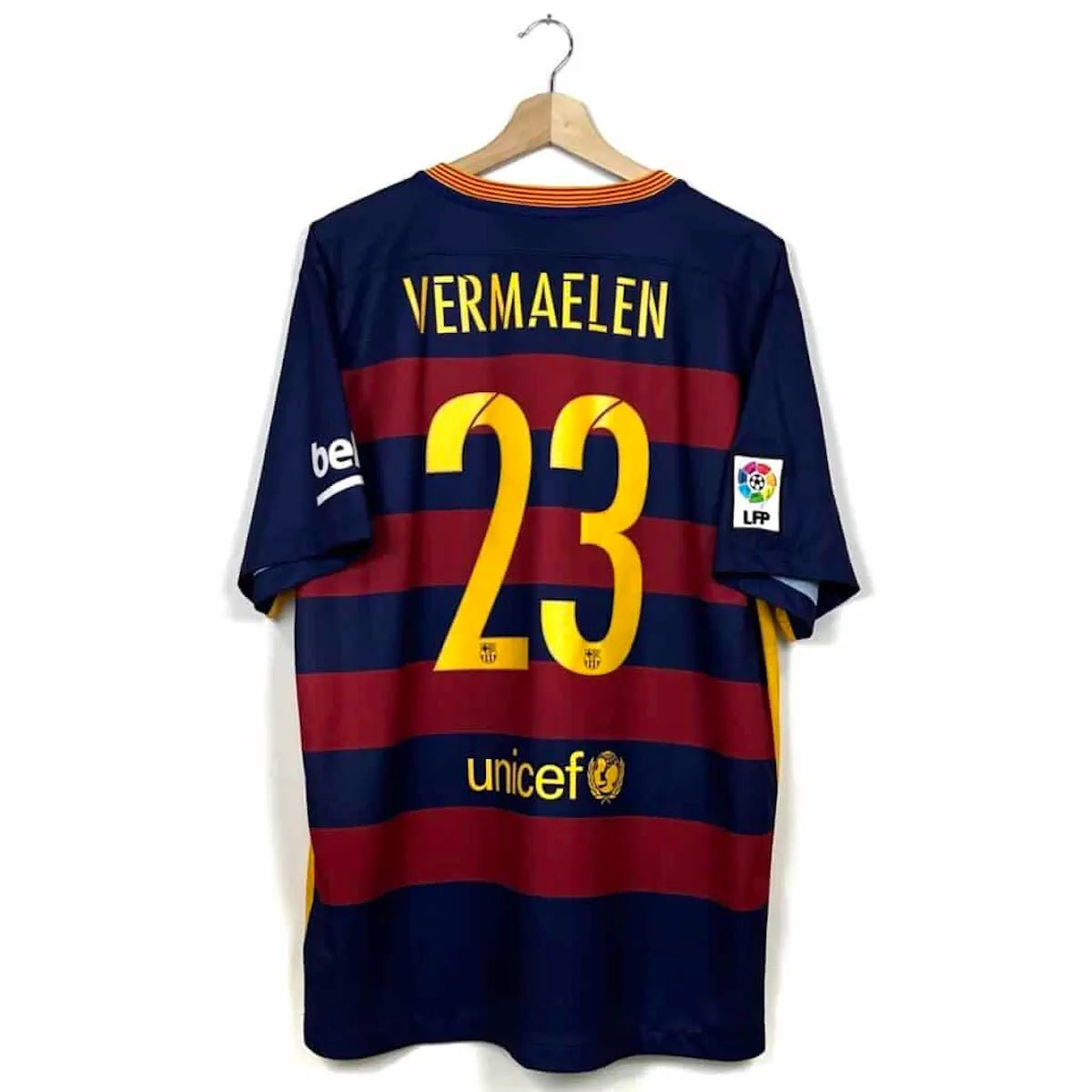2015/16 Barcelone Domicile - Vermaelen 23 (XL) - Iconic Football Shop