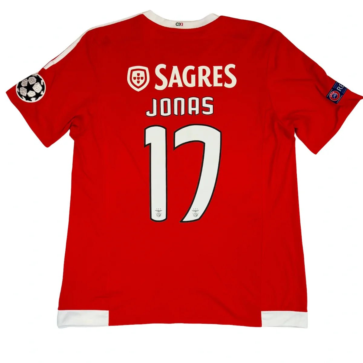 2015/16 Benfica Domicile - Jonas 17 *CHAMPIONS LEAGUE* (XL) - Iconic Football Shop