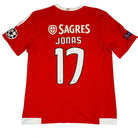 2015/16 Benfica Domicile - Jonas 17 *CHAMPIONS LEAGUE* (XL) - Iconic Football Shop