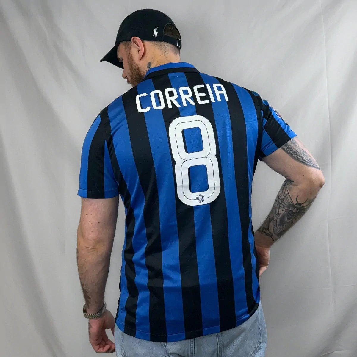 2015/16 Inter Milan Domicile - Correia 8 *PORTÉ* (XL) - Iconic Football Shop