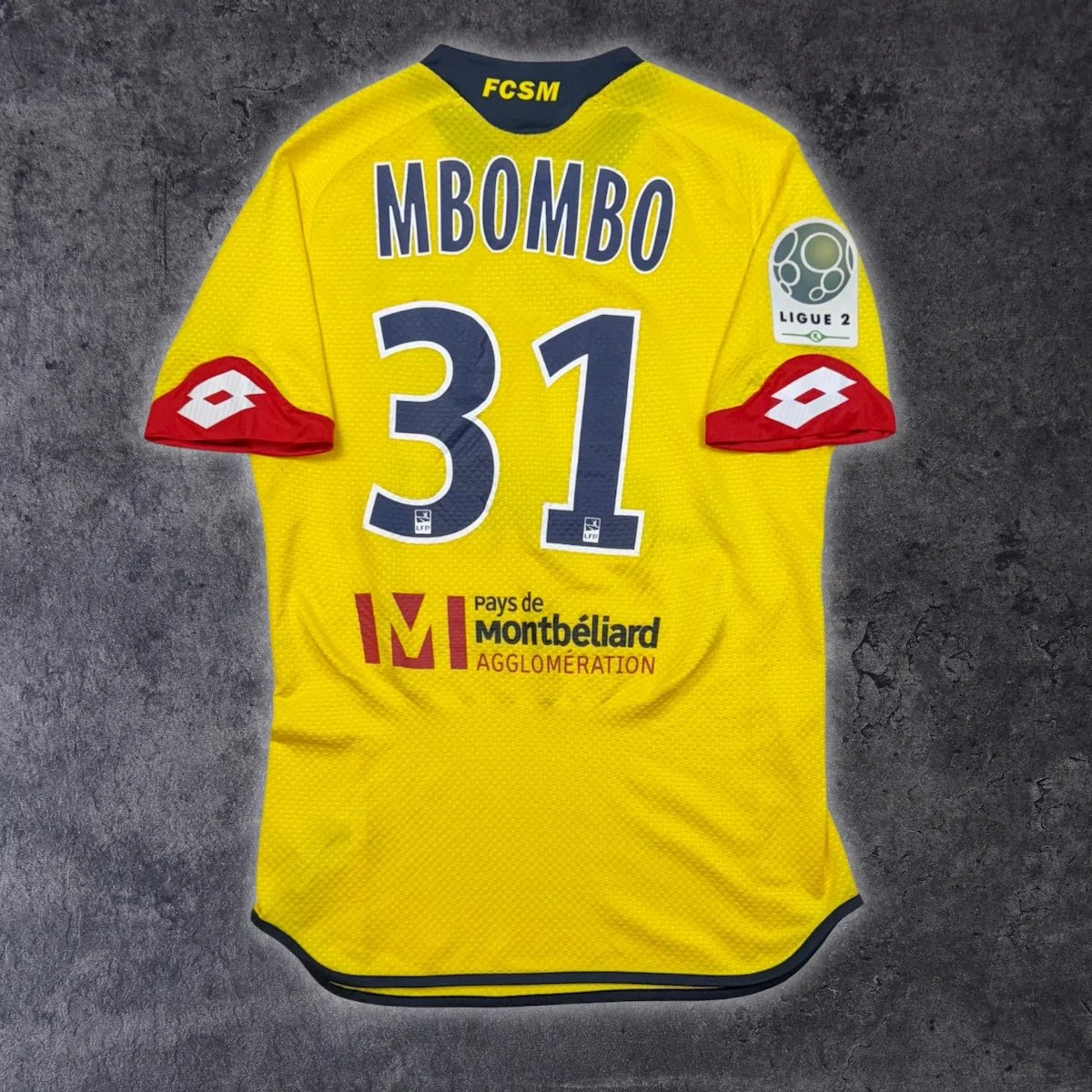 2015/16 Sochaux Domicile - Mbombo 31 *PRÉPARÉ / PORTÉ* (L) - Iconic Football Shop