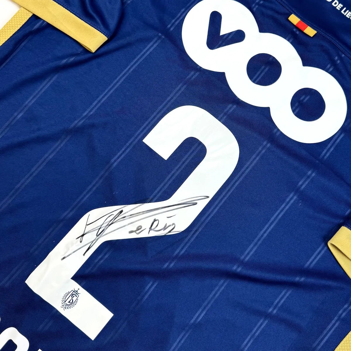 2015/16 Standard de Liège Third - R.Goreux 2 *PRÉPARÉ / PORTÉ / SIGNÉ* (L) - Iconic Football Shop
