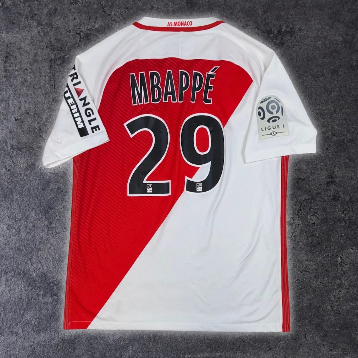 2016/17 AS Monaco Domicile - Mbappé 29 (L) - Iconic Football Shop