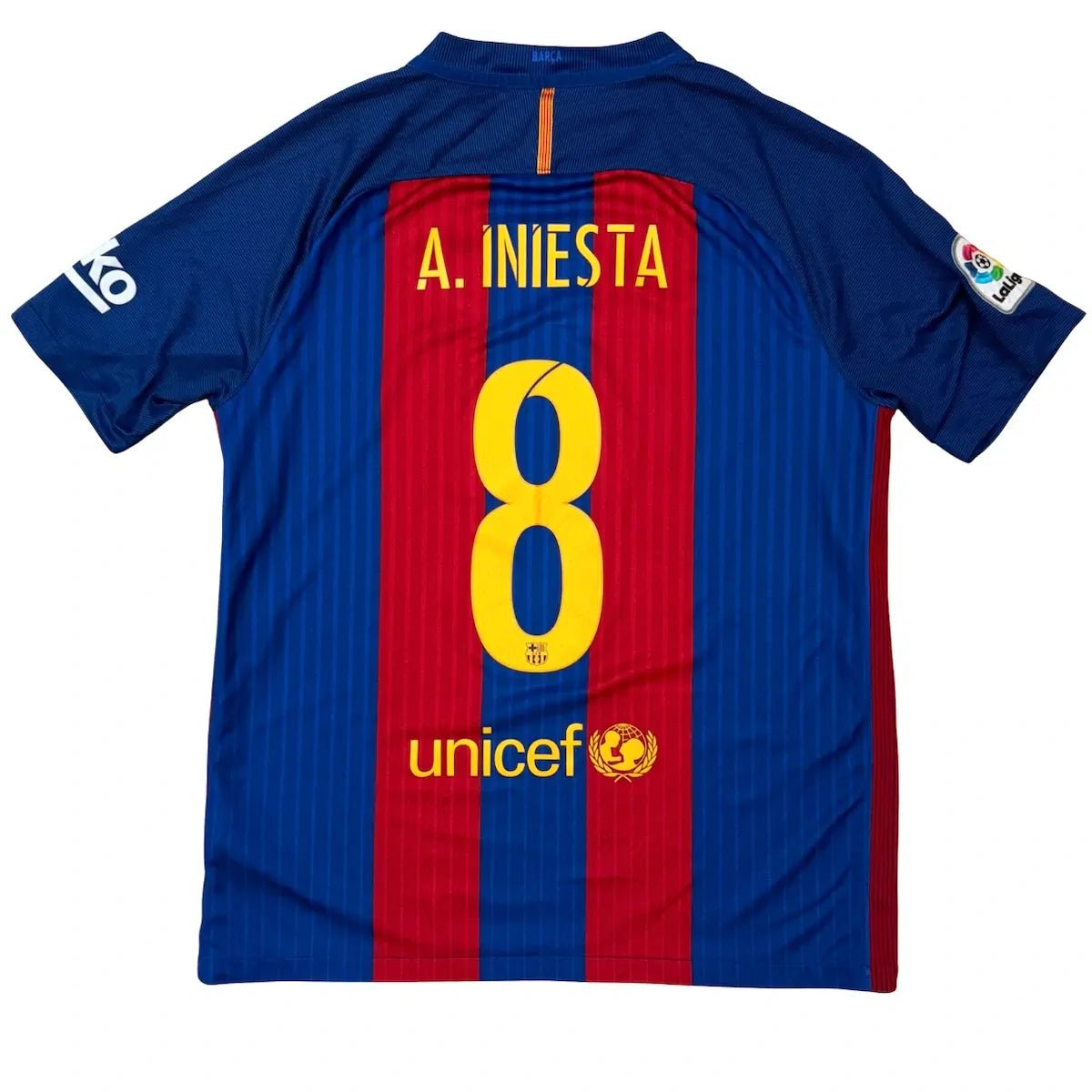 2016/17 Barcelone Domicile - A.Iniesta 8 (L) - Iconic Football Shop