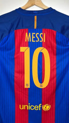 2016/17 Barcelone Domicile - Messi 10 (XL) - Iconic Football Shop