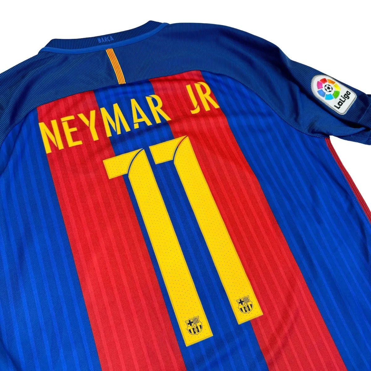 Maillot foot vintage Nike FC Barcelone domicile saison 2012-2013 floqué Neymar taille L - Vêtements