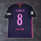 2016/17 Barcelone Extérieur - A.Iniesta 8 (L) - Iconic Football Shop