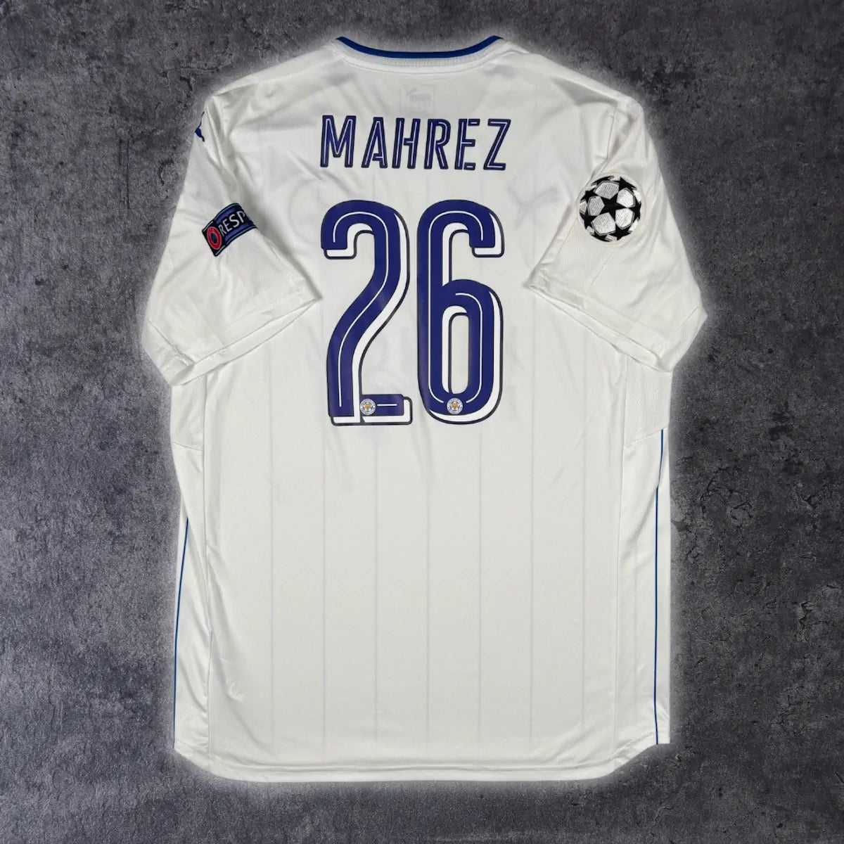 2016/17 Leicester Third - Mahrez 26 *CHAMPIONS LEAGUE* (XL) - Iconic Football Shop