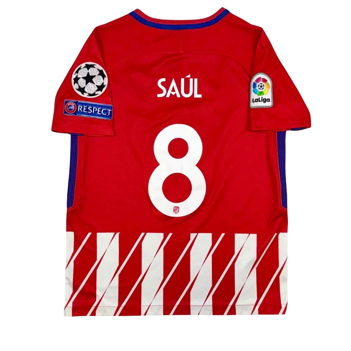 2017/18 Atlético Madrid Domicile - Saùl 8 *COMPLET* (13/15a) - Iconic Football Shop