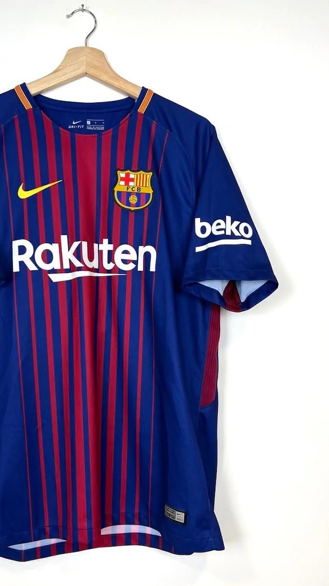 2017/18 Barcelone Domicile - Messi 10 (L) - Iconic Football Shop