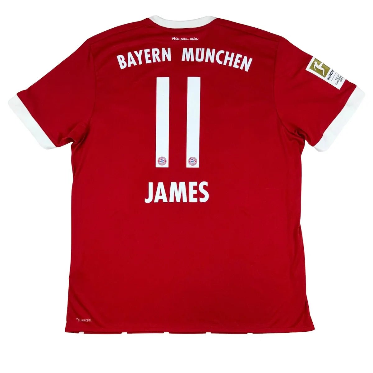 2017/18 Bayern Munich Domicile - James 11 (XL) - Iconic Football Shop