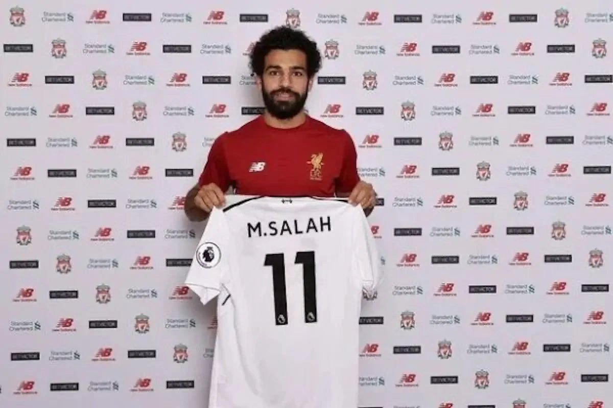 2017/18 Liverpool Extérieur - M.Salah 11 *125 YEARS* (S) - Iconic Football Shop