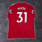 2017/18 Manchester United Domicile - Matic 31 (L) - Iconic Football Shop