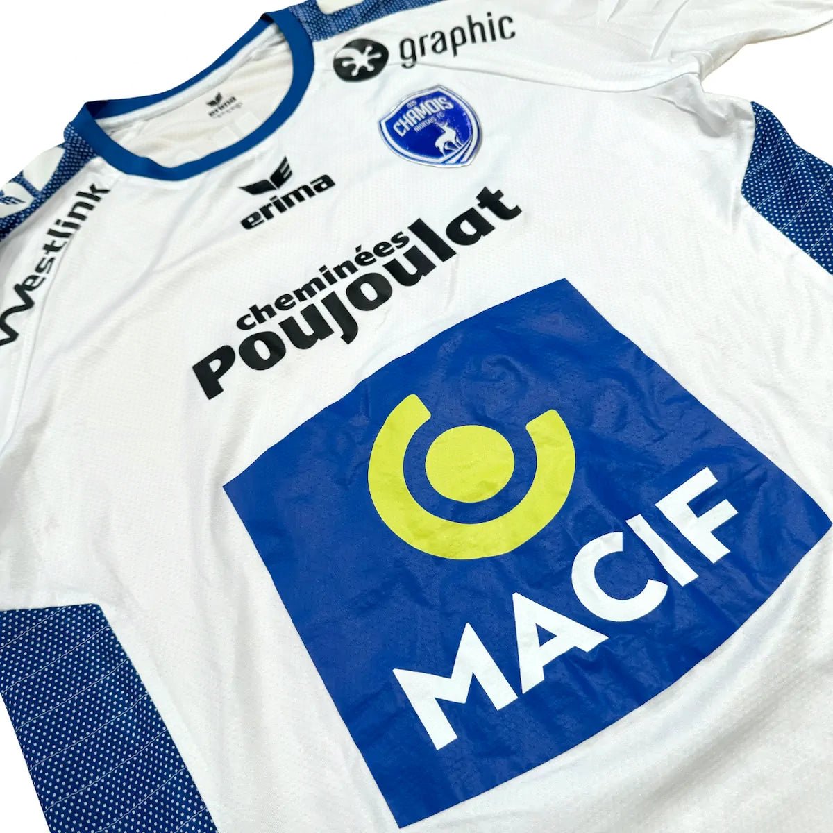 2017/18 Niort Extérieur - Agouazi 10 *PRÉPARÉ/PORTÉ/SIGNÉ* (M) - Iconic Football Shop