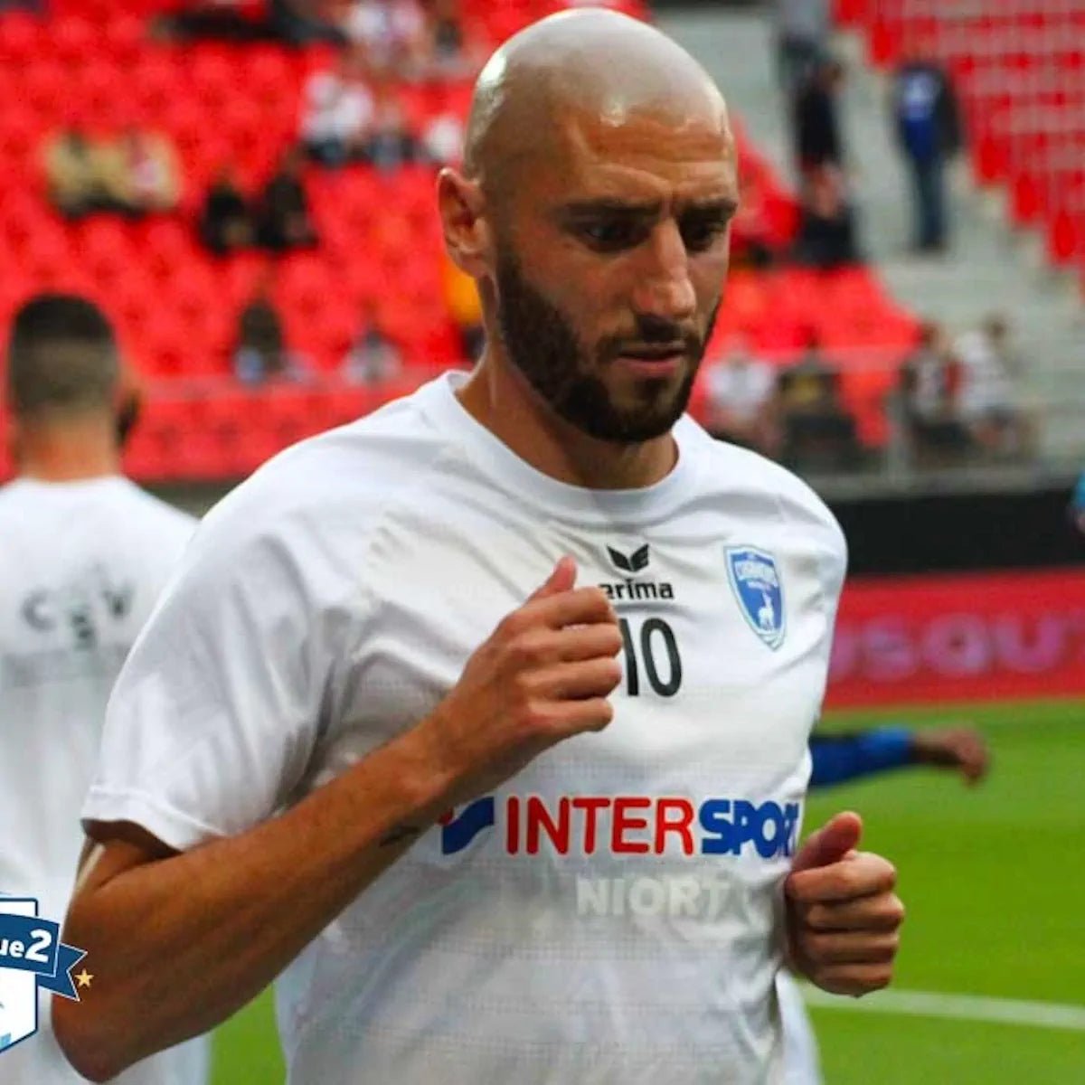 2017/18 Niort Extérieur - Agouazi 10 *PRÉPARÉ/PORTÉ/SIGNÉ* (M) - Iconic Football Shop