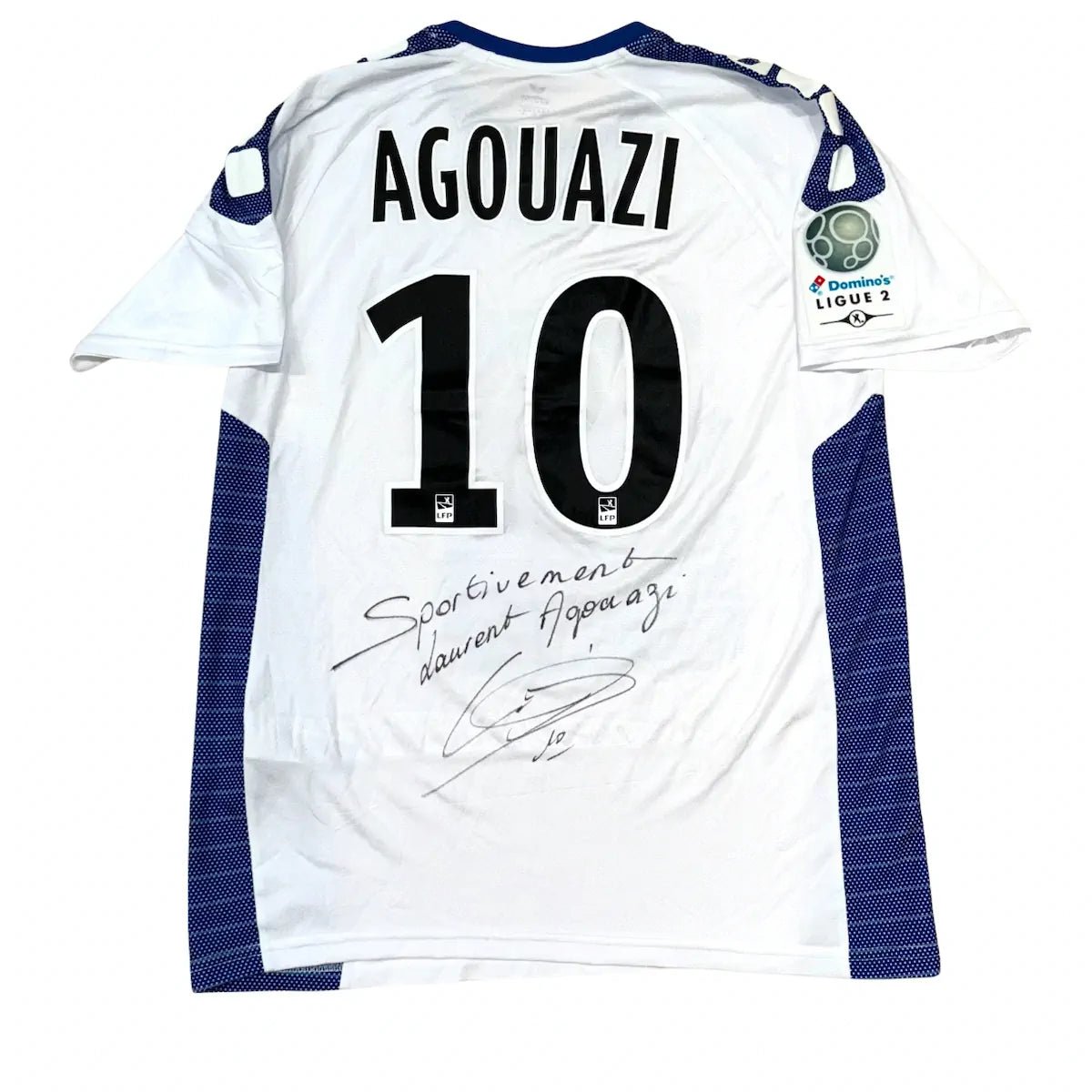 2017/18 Niort Extérieur - Agouazi 10 *PRÉPARÉ/PORTÉ/SIGNÉ* (M) - Iconic Football Shop
