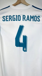 2017/18 Real Madrid Domicile - Sergio Ramos 4 (L) - Iconic Football Shop
