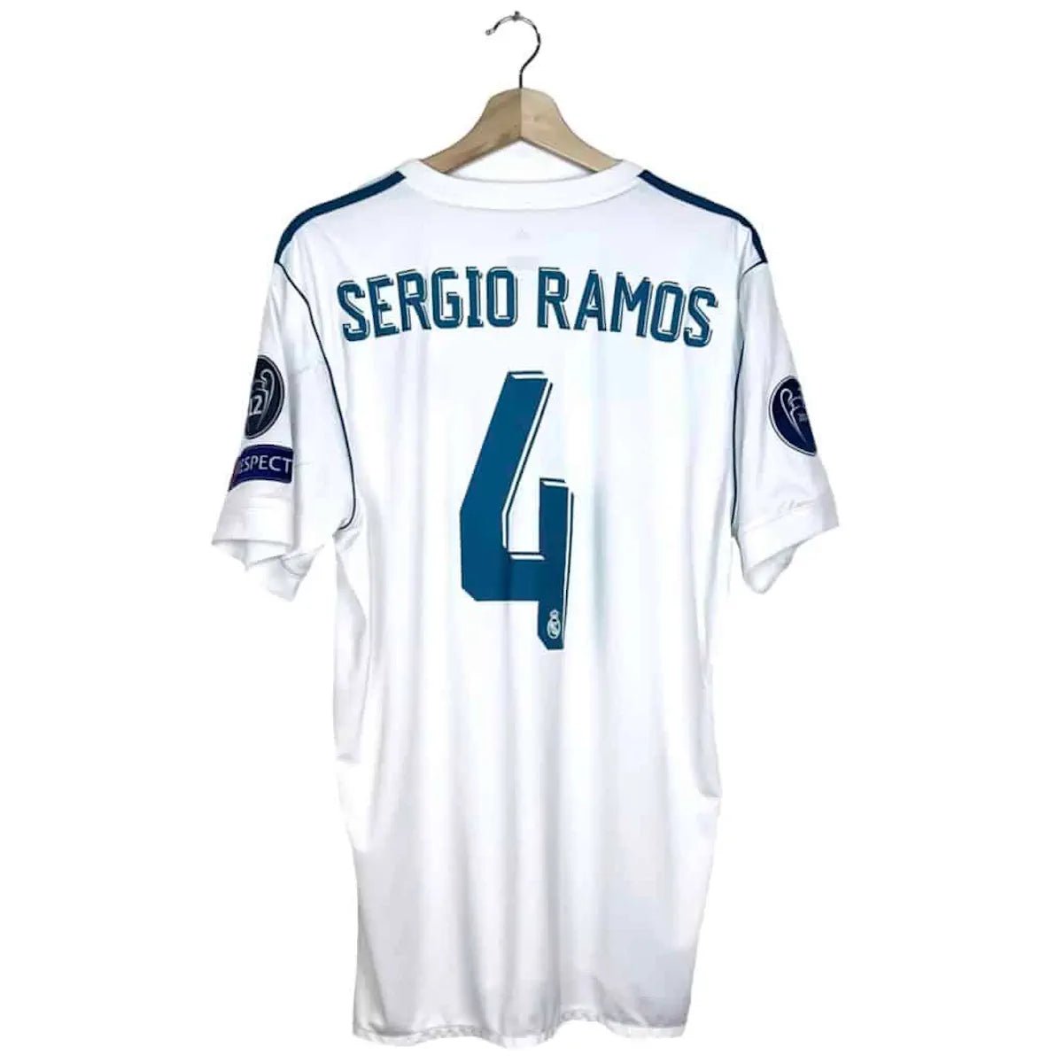 2017/18 Real Madrid Domicile - Sergio Ramos 4 (L) - Iconic Football Shop