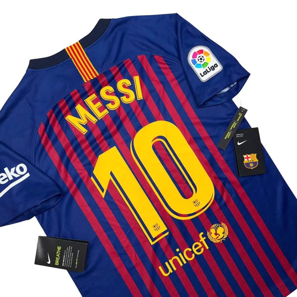 2018/19 Barcelone Domicile - Messi 10 (13/15a) - Iconic Football Shop