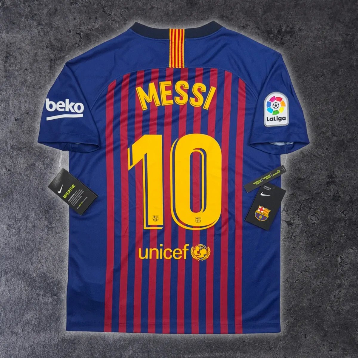 2018/19 Barcelone Domicile - Messi 10 (13/15a) - Iconic Football Shop