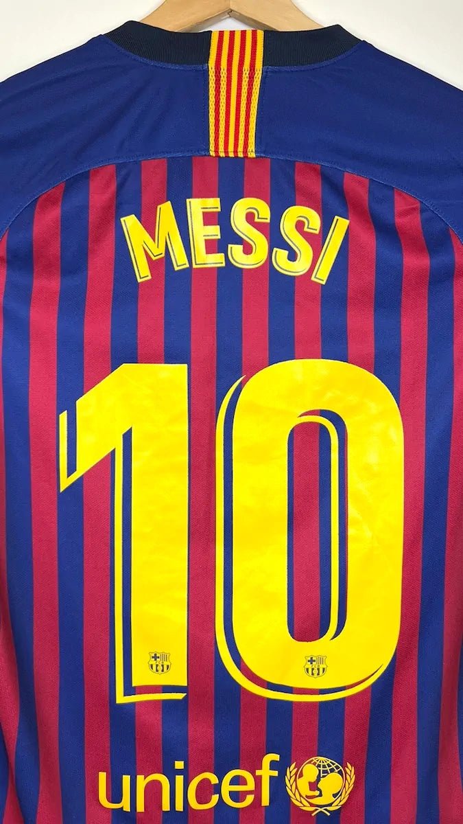 2018/19 Barcelone Domicile - Messi 10 (S) - Iconic Football Shop