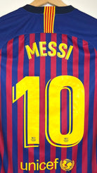 2018/19 Barcelone Domicile - Messi 10 (S) - Iconic Football Shop