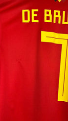 2018/19 Belgique Domicile - De Bruyne 7 (XL) - Iconic Football Shop