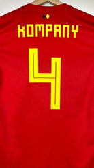 2018/19 Belgique Domicile - Kompany 4 (S) - Iconic Football Shop