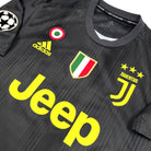 2018/19 Juventus Third - Ronaldo 7 *CHAMPIONS LEAGUE* (S) - Iconic Football Shop