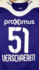 2019/20 Anderlecht Domicile - Verschaeren 51 (L) - Iconic Football Shop