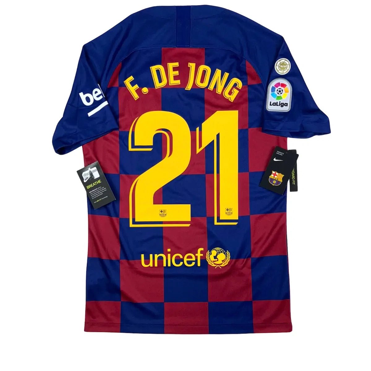 2019/20 Barcelone Domicile - F. De Jong 21 (S) - Iconic Football Shop