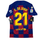 2019/20 Barcelone Domicile - F. De Jong 21 (S) - Iconic Football Shop