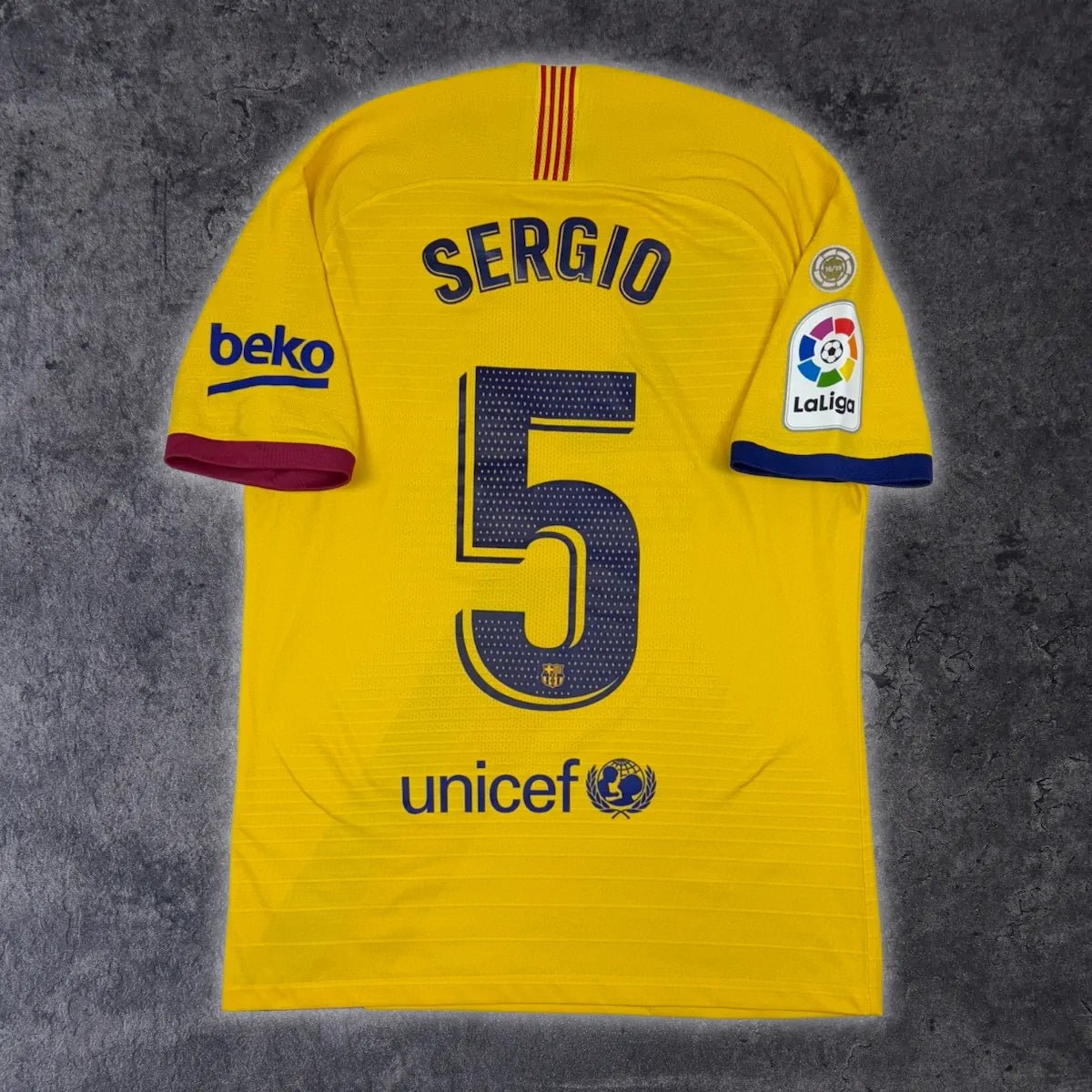 2019/20 Barcelone Extérieur - Sergio 5 *PRO* (M) - Iconic Football Shop
