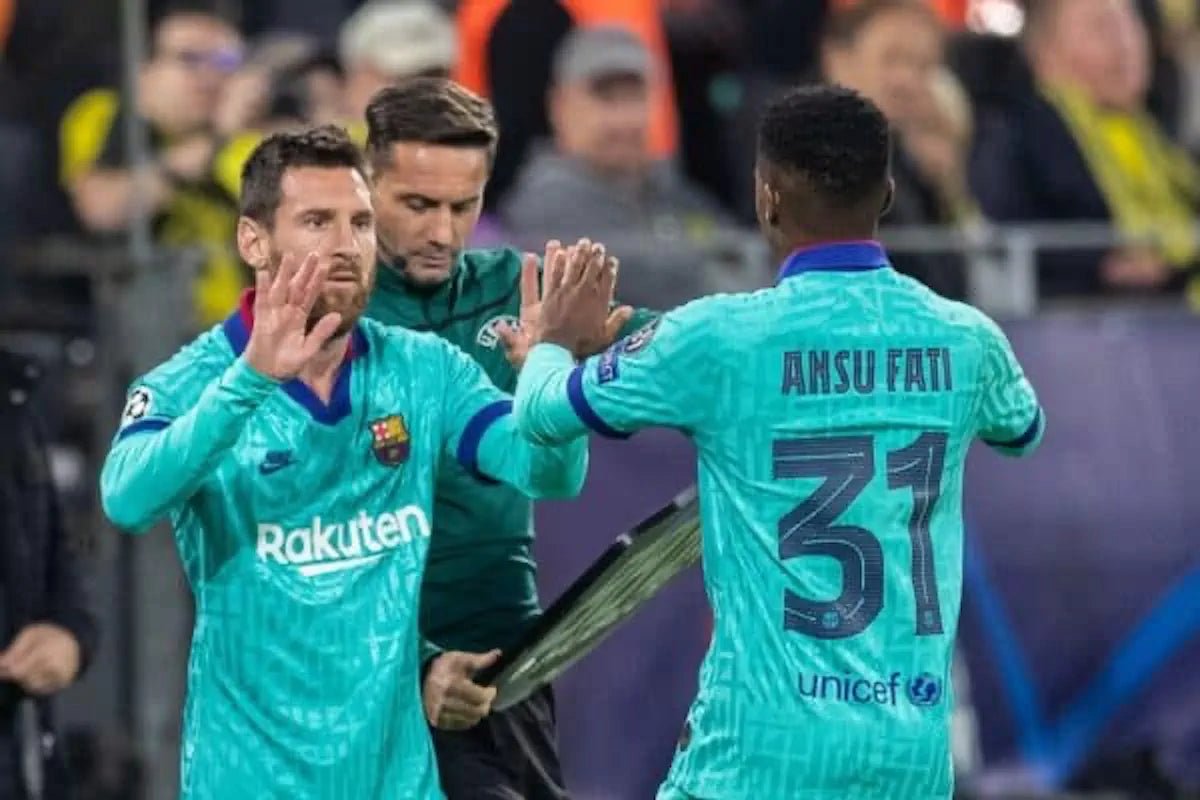 2019/20 Barcelone Third - Ansu Fati 31 *CHAMPIONS LEAGUE* (S) - Iconic Football Shop