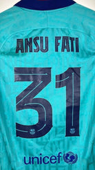 2019/20 Barcelone Third - Ansu Fati 31 *CHAMPIONS LEAGUE* (S) - Iconic Football Shop