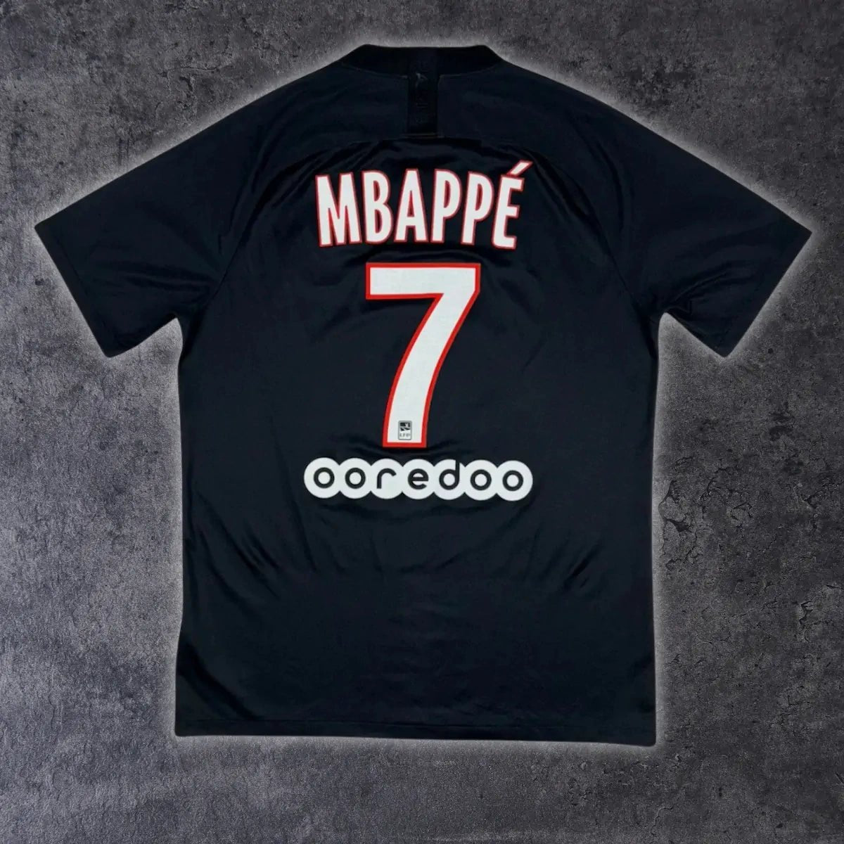 Flocage Officiel PSG Mbappé 7 Enfant Jr Ligue1 Third 2019/2020