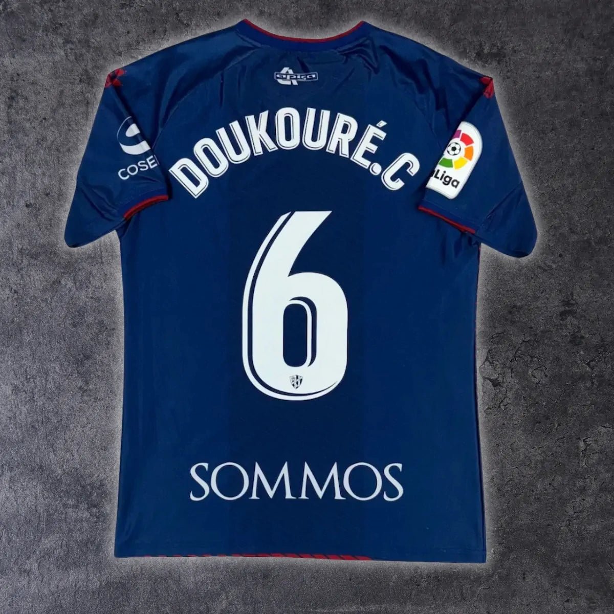 2019/20 S.D.Huesca Domicile - Doukouré.C 6 *PRÉPARÉ - PORTÉ* (M) - Iconic Football Shop