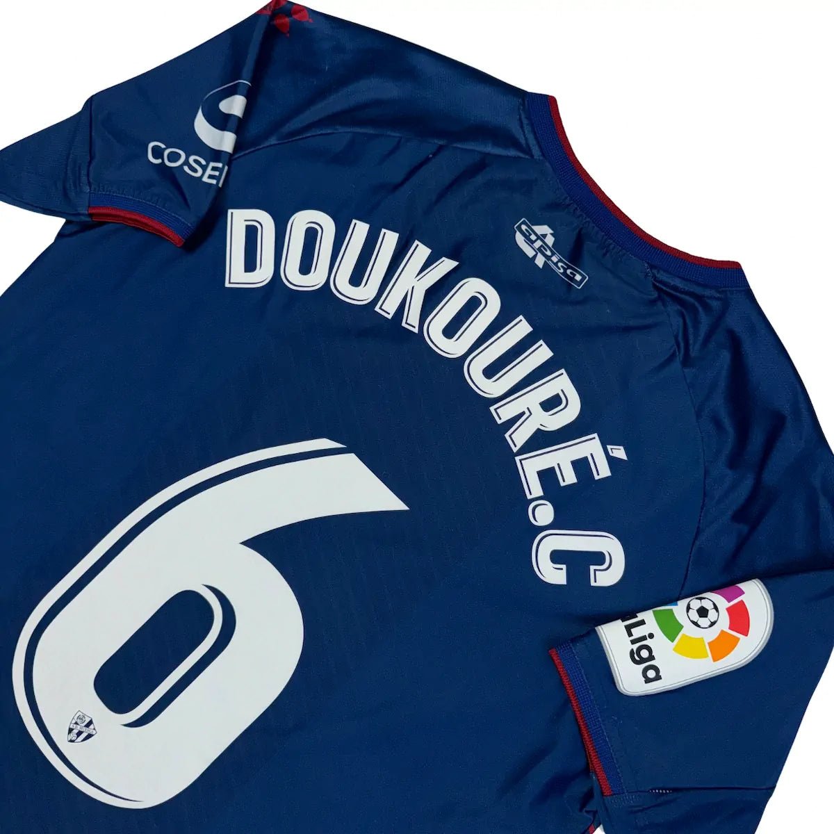 2019/20 S.D.Huesca Domicile - Doukouré.C 6 *PRÉPARÉ - PORTÉ* (M) - Iconic Football Shop