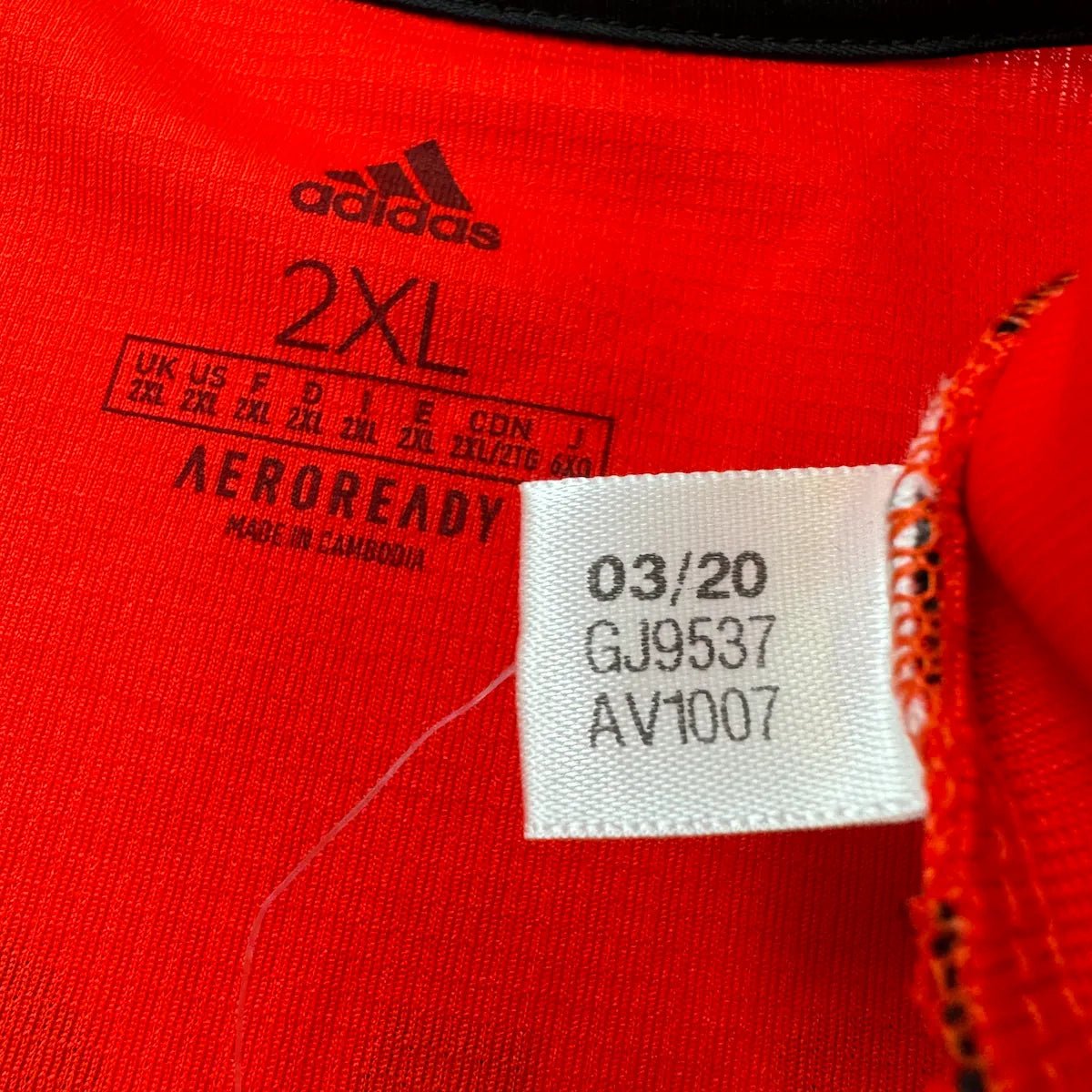 2020/21 Benfica Domicile (2XL) - Iconic Football Shop