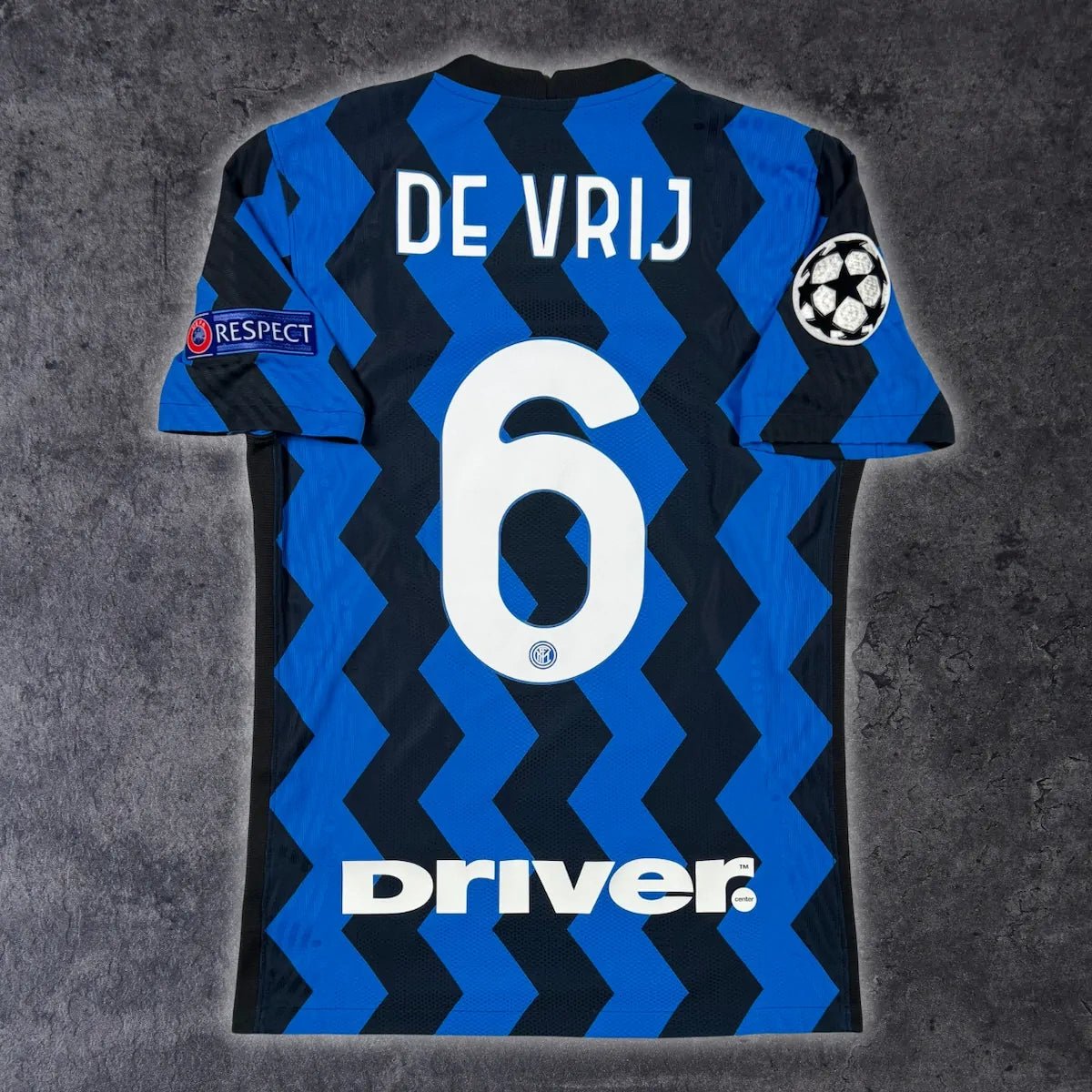 2020/21 Inter Milan Domicile - De Vrij 6 *PRO / UCL* (S) - Iconic Football Shop