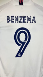 2020/21 Real Madrid Domicile - Benzema 9 (M) - Iconic Football Shop