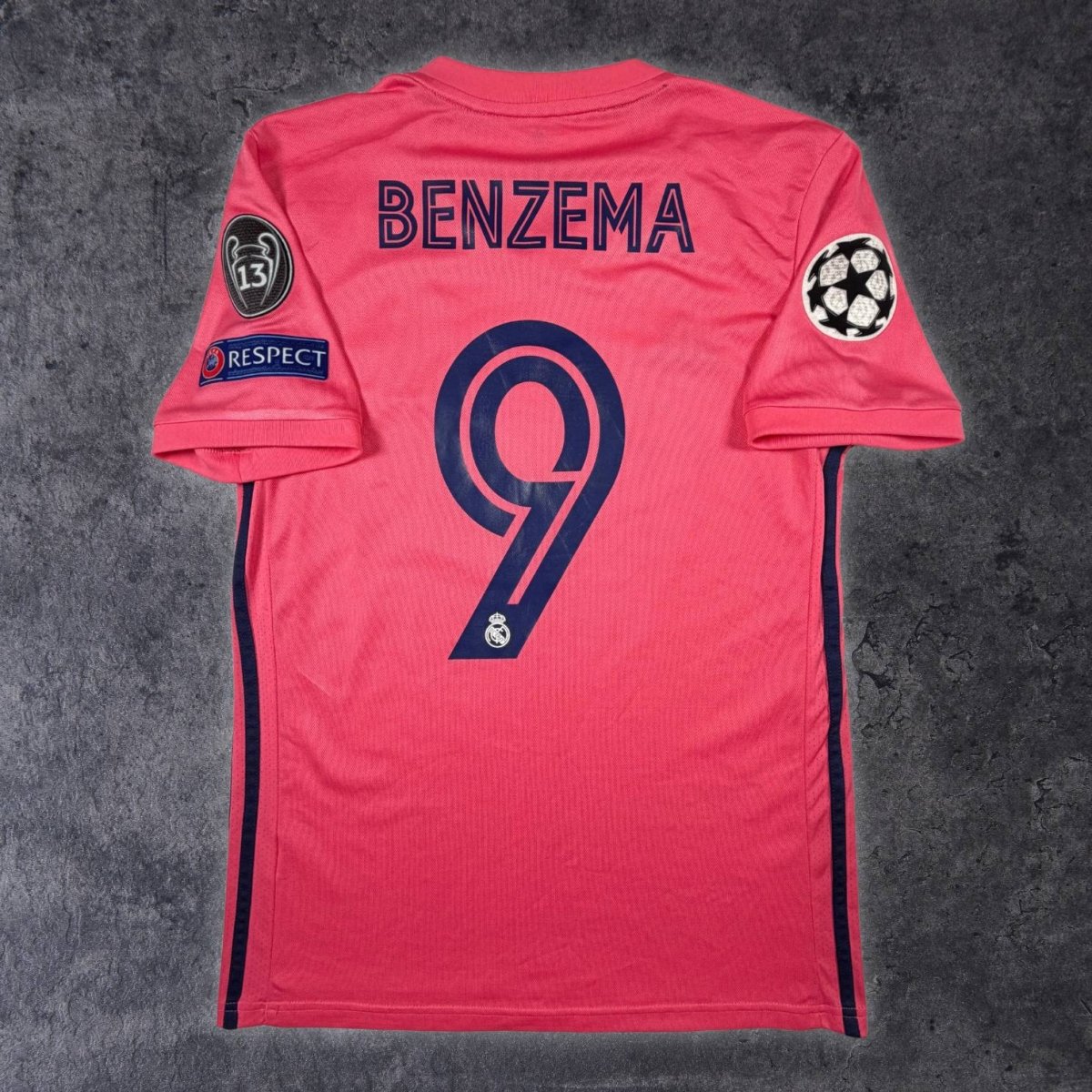 2020/21 Real Madrid Extérieur - Benzema 9 *CHAMPIONS LEAGUE* (S) - Iconic Football Shop