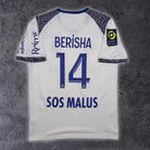2020/21 Stade de Reims Extérieur - Berisha 14 (M) - Iconic Football Shop