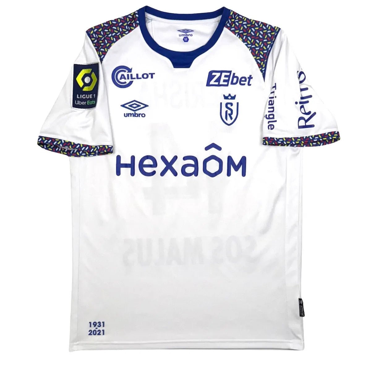 2020/21 Stade de Reims Extérieur - Berisha 14 (M) - Iconic Football Shop
