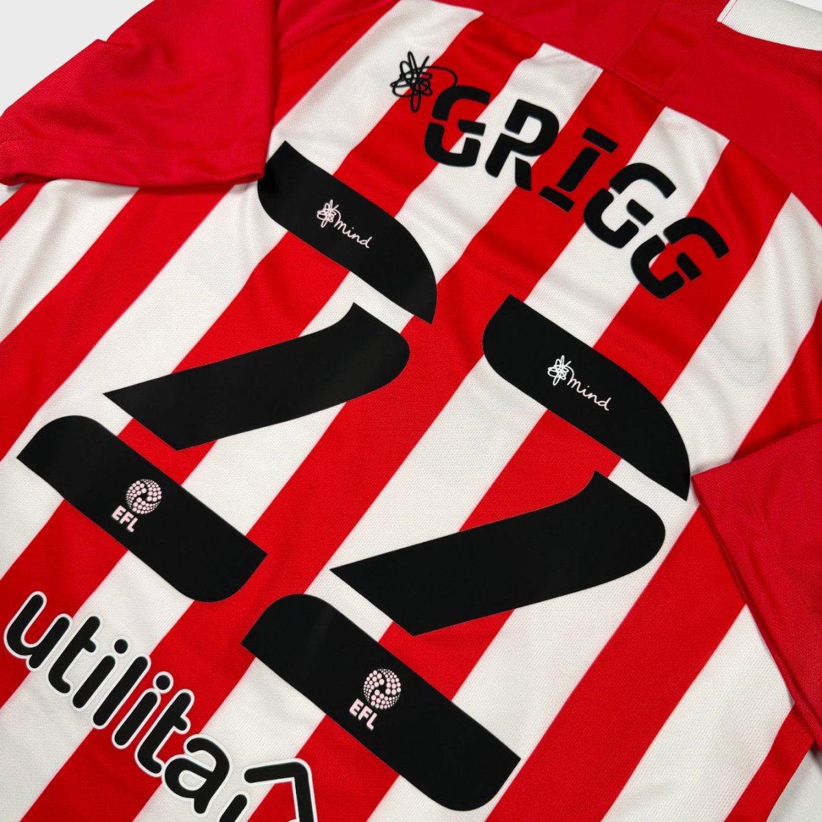 2020/21 Sunderland Domicile - Grigg 22 (M) - Iconic Football Shop