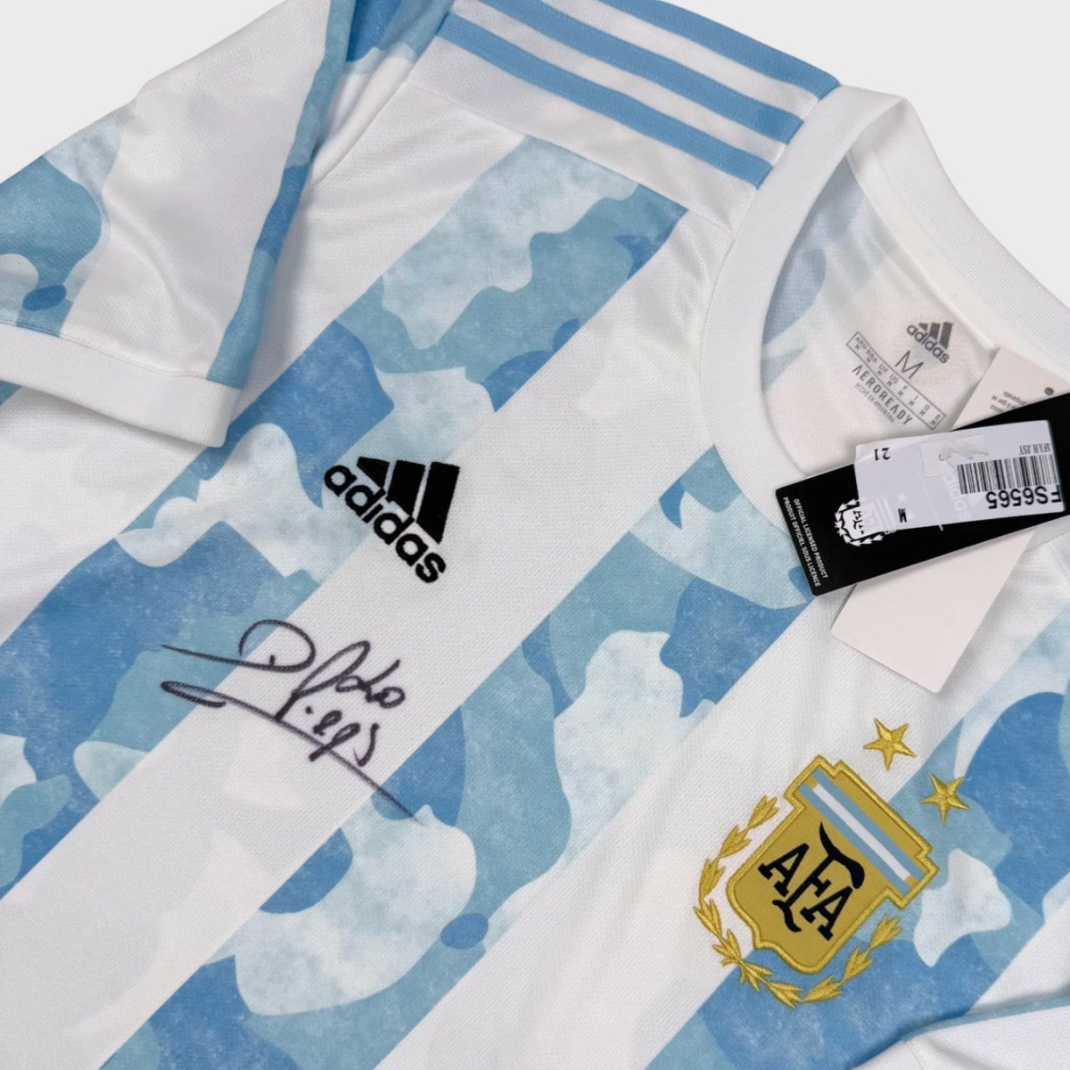 2020/22 Argentine Domicile *SIGNÉ PAREDES* (M) - Iconic Football Shop