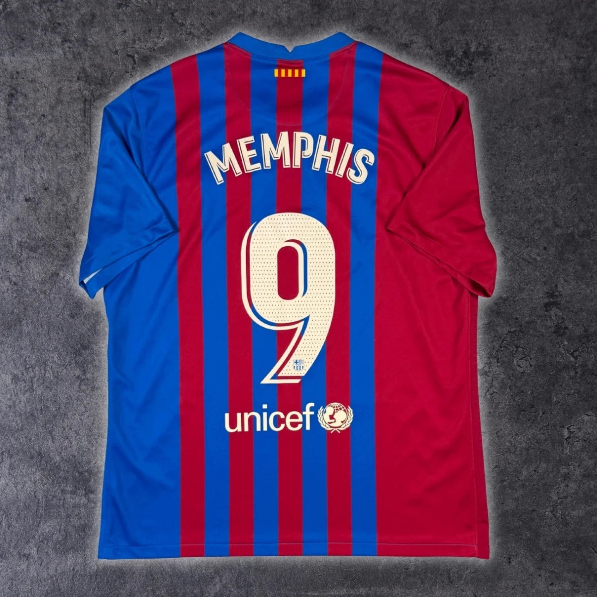 2021/22 Barcelone Domicile - Memphis 9 (XL) - Iconic Football Shop
